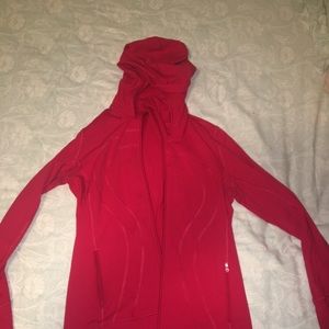 Red lulu lemon jacket
